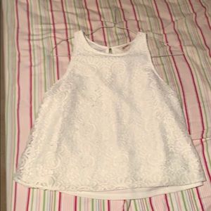 White dressy tank top